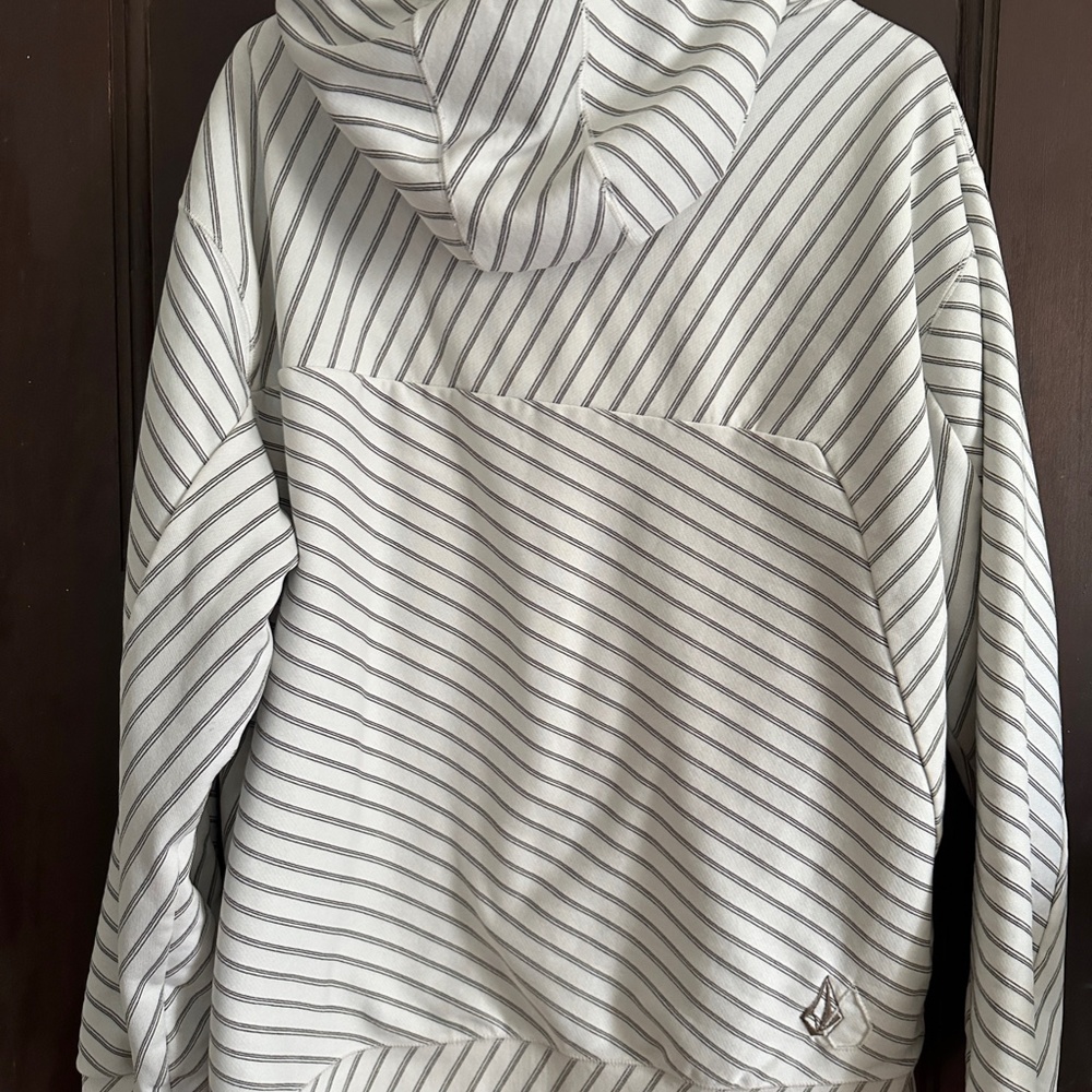 Volcom Sherpa Stripe Lined Hooded Sweatshirt Men'… - image 3